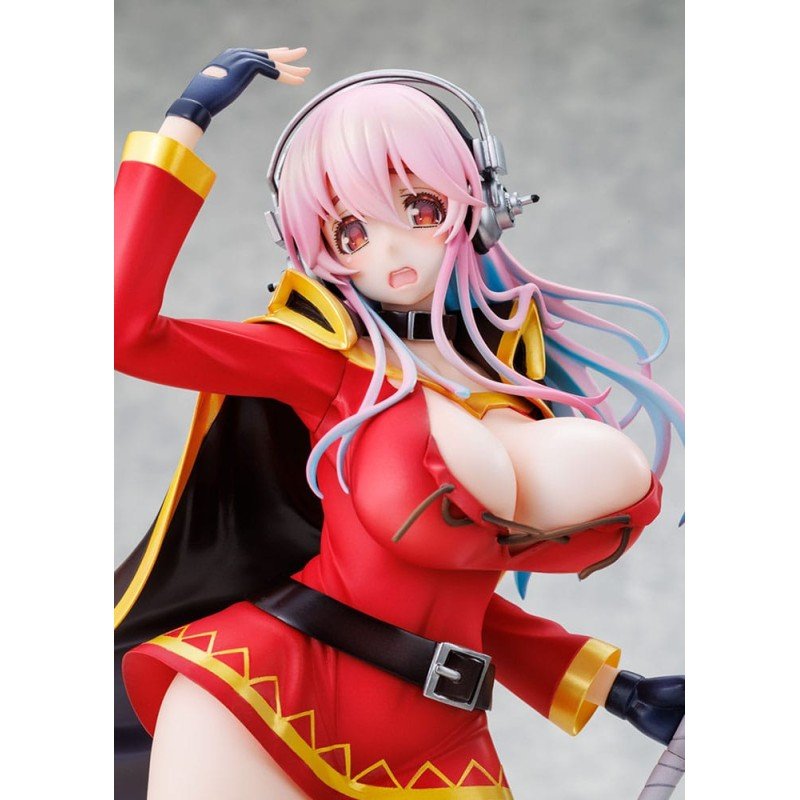 Super Sonico x Konosuba statuette PVC 1/7 Super Sonico Megumin collaboration Ver. 25 cm | 4942330144947