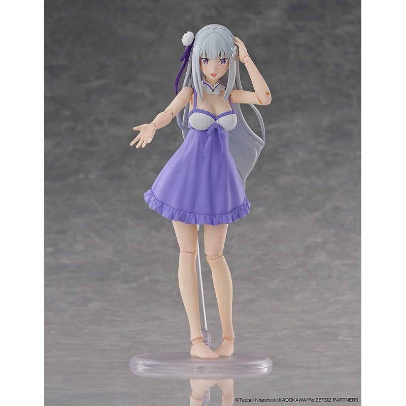 Re:Zero Starting Life in Another World Plastic Model Kit Emilia DX Ver. 16 cm | 4935228698165