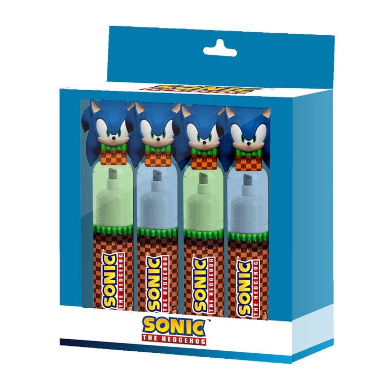 Sonic - The Hedgehog pack 4 surligneurs | 8445118079357