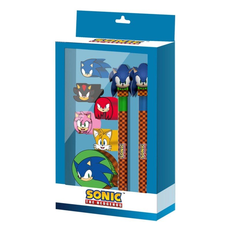 Sonic - The Hedgehog set d'écriture 8 pièces | 8445118079937