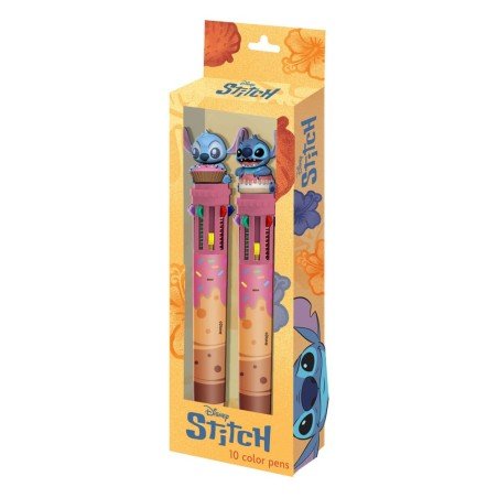Lilo & Stitch pack 2 stylos à bille 10 couleurs | 8445118086485