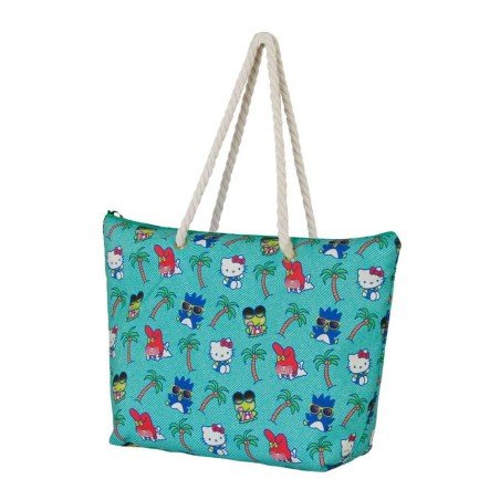 Sanrio sac de plage Soleil Hello Kitty Palms Turquoise | 8445118086591