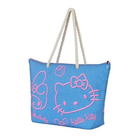 Sanrio sac de plage Soleil Hello Kitty Denim Blue | 8445118086614