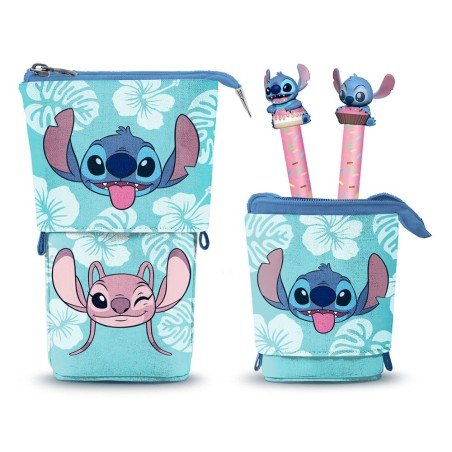 Lilo & Stitch trousse Pop Up avec 2 stylos à bille effaçabl à encre gel | 8445118087895