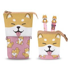 Oh My Pop! trousse Pop Up avec stylo à bille 10 couleurs & stylo à bille effaçabl à encre gel Shiba