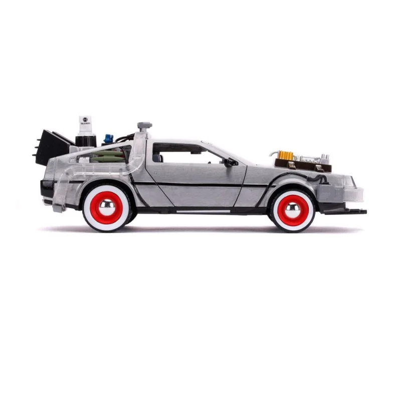 Back to the Future - Hollywood Rides 1/24 Metal Vehicles - Back to the Future III DeLorean Time Machine | 801310321669