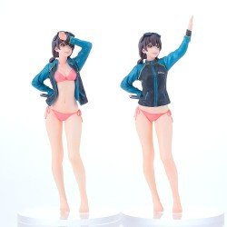 Original Character maquette PLAMAX MF-97 minimum factory Minori with Honda BF350 Grand Prix White 10 cm | 4545784015001