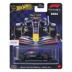 Formule 1 Hot Wheels Premium véhicule métal 1/64 Oracle Red Bull Racing RB20 (no.1) (Max Verstappen 2024) | 0194735263776