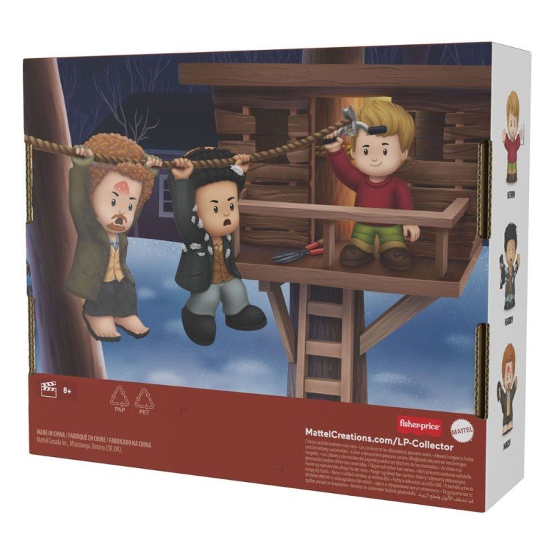 Maman, j'ai raté l'avion ! pack 3 minifigurines Fisher-Price Little People Collector 7 cm | 0194735294374