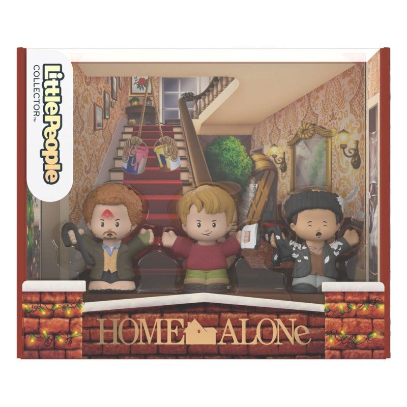 Maman, j'ai raté l'avion ! pack 3 minifigurines Fisher-Price Little People Collector 7 cm | 0194735294374