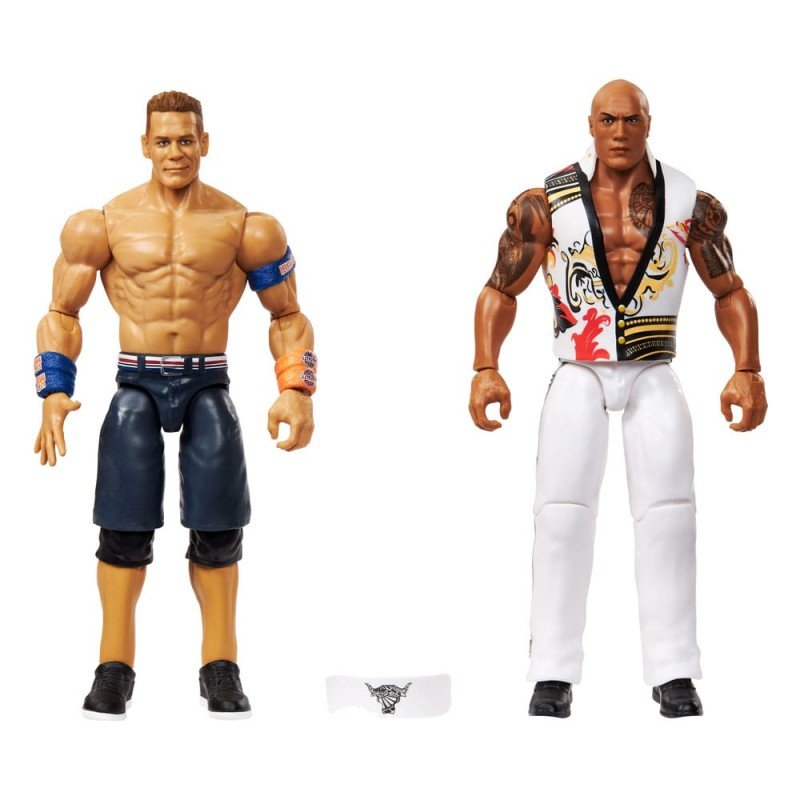 WWE Main Event Showdown figurines The Rock Final Boss vs John Cena 2-Pack 15 cm | 0194735311309