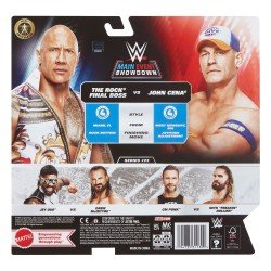 WWE Main Event Showdown figurines The Rock Final Boss vs John Cena 2-Pack 15 cm | 0194735311309
