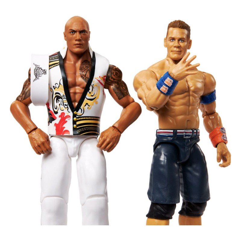 WWE Main Event Showdown figurines The Rock Final Boss vs John Cena 2-Pack 15 cm | 0194735311309