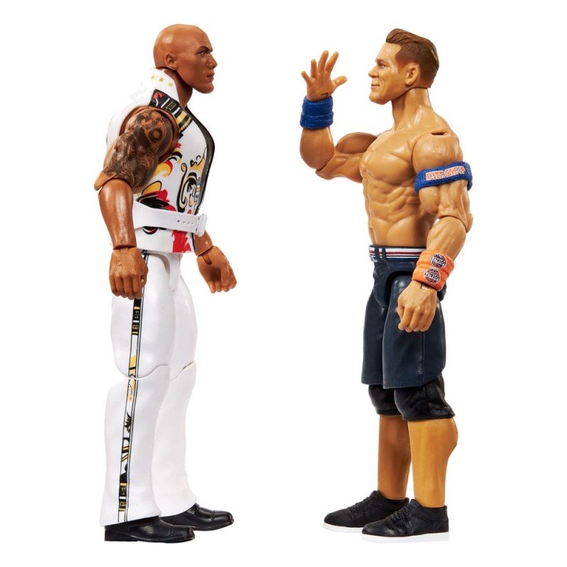 WWE Main Event Showdown figurines The Rock Final Boss vs John Cena 2-Pack 15 cm | 0194735311309