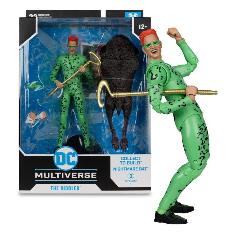 DC figurine Build A Megafig Batman Forever The Riddler (Gold Label) 18 cm | 0787926156683