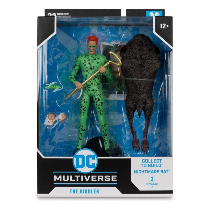 DC figurine Build A Megafig Batman Forever The Riddler (Gold Label) 18 cm | 0787926156683