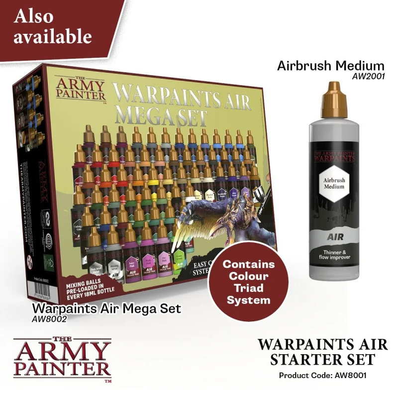 The Army Painter - Paint Set - Warpaints Air Starter Set | 5713799800182