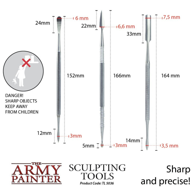 The Army Painter - Gereedschap voor beeldhouwen
