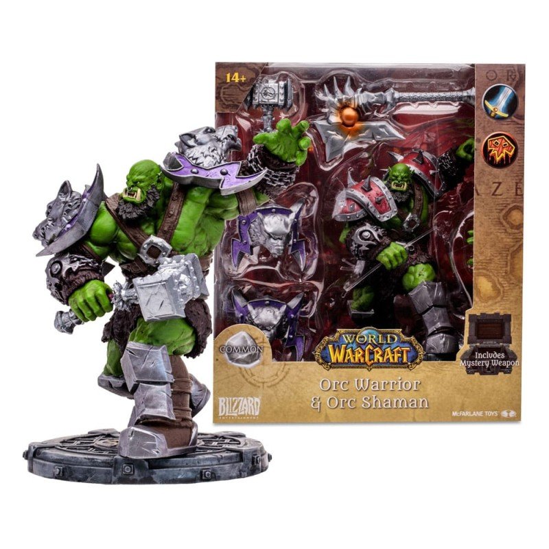 World of Warcraft figurine Orc: Shaman / Warrior 15 cm | 0787926166712