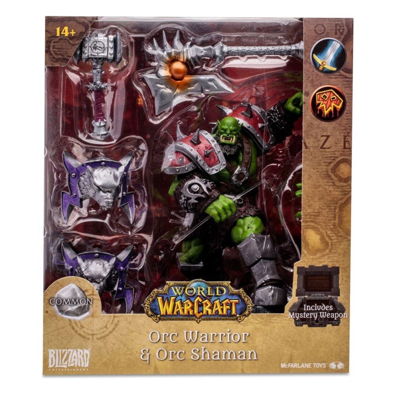 World of Warcraft figurine Orc: Shaman / Warrior 15 cm | 0787926166712