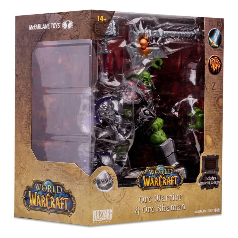 World of Warcraft figurine Orc: Shaman / Warrior 15 cm | 0787926166712