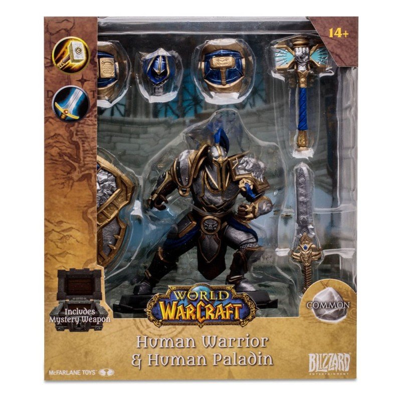 World of Warcraft figurine Human: Paladin / Warrior 15 cm | 0787926166736