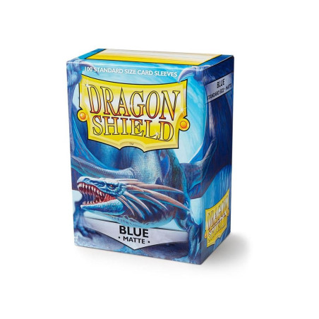 Dragon Shield Matte Sleeves - Blue (100 Sleeves)