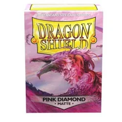 Dragon Shield Matte Sleeves - Pink Diamond (100 Sleeves)