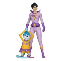 DC Retro figurine Super Friends Jayna & Gleek (Red Platinum Edition) 15 cm