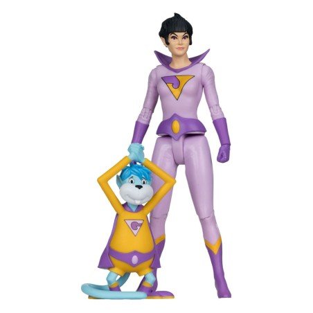 DC Retro figurine Super Friends Jayna & Gleek (Red Platinum Edition) 15 cm | 0787926178265