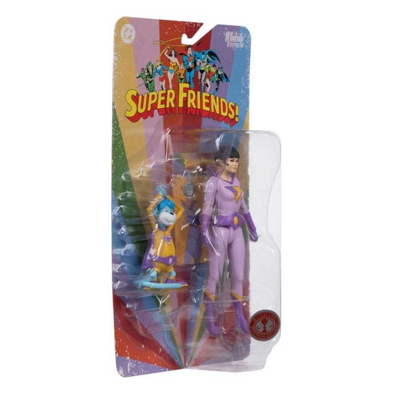 DC Retro figurine Super Friends Jayna & Gleek (Red Platinum Edition) 15 cm | 0787926178265