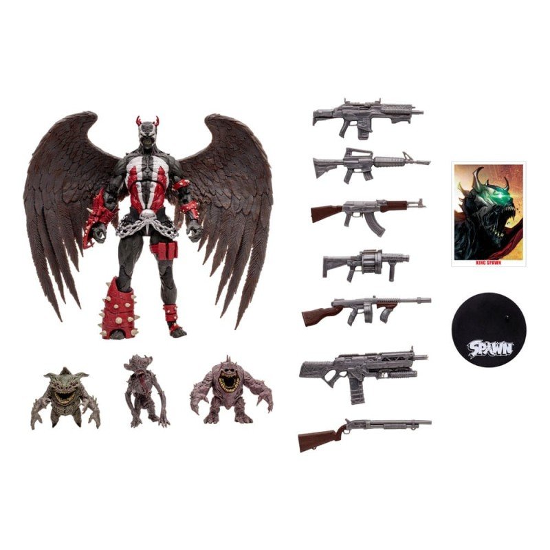 Spawn figurine Megafig King Spawn with Wings and Minions 30 cm | 0787926901825