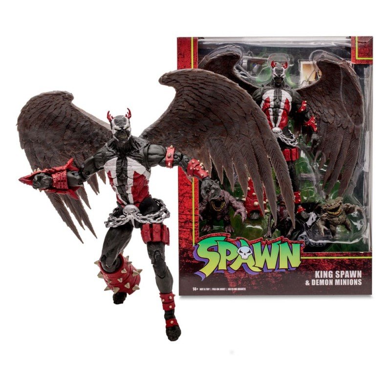 Spawn figurine Megafig King Spawn with Wings and Minions 30 cm | 0787926901825
