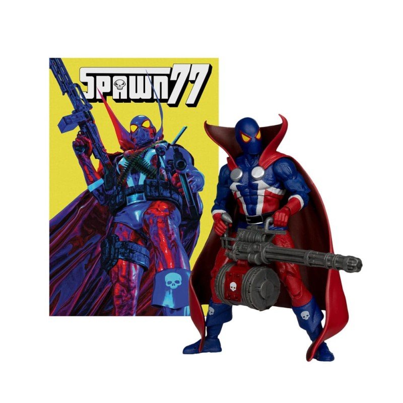 Spawn Page Punchers figurine Spawn 1977 Red and Blue (Chase) Red Platinum Edition 18 cm | 0787926904215