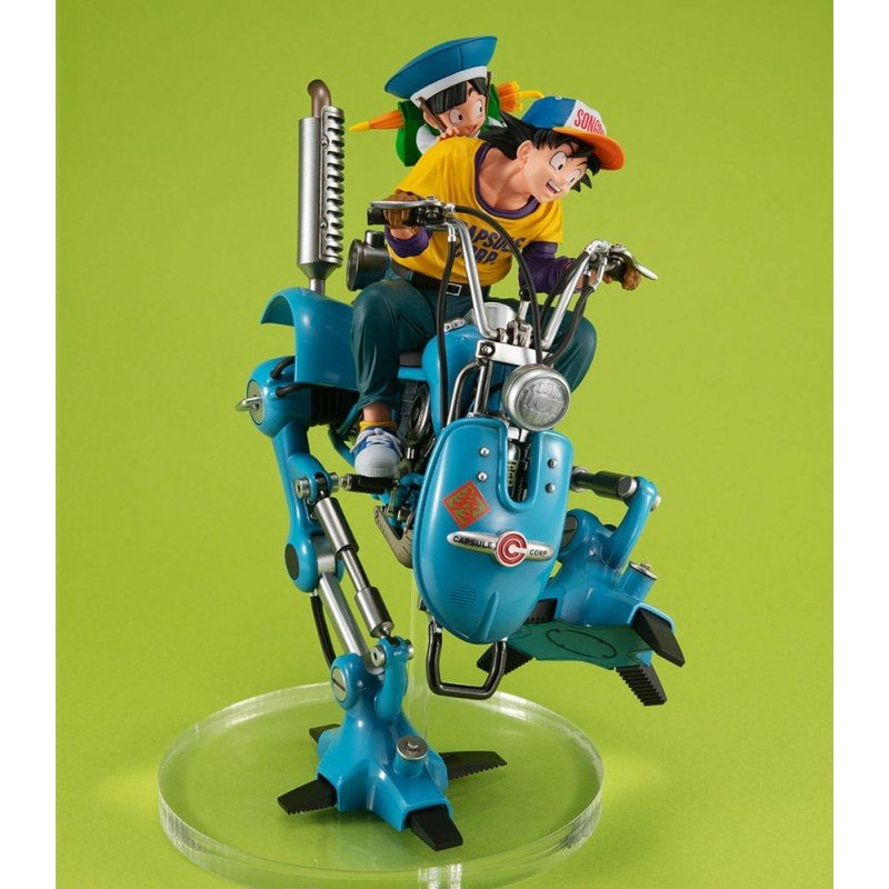 Dragonball Z Desktop Real McCoy EX diorama PVC Son Goku & Son Gohan & Robot with two legs 20 cm