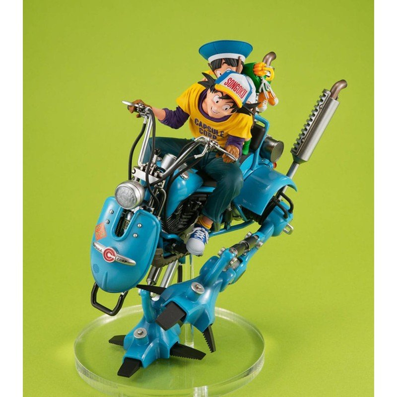 Dragonball Z Desktop Real McCoy EX diorama PVC Son Goku & Son Gohan & Robot with two legs 20 cm