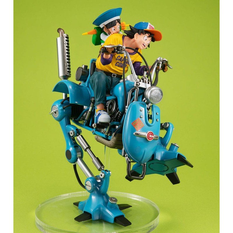 Dragonball Z Desktop Real McCoy EX diorama PVC Son Goku & Son Gohan & Robot with two legs 20 cm