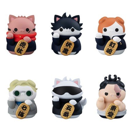 Jujutsu Kaisen Mega Cat Project Trading Figure Fortune Cats 7 cm Assortment (6) | 4535123844874