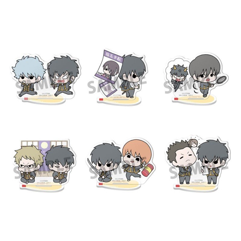 Gintama Buddycolle Acrylic Figure Gintama Vice Leader 24H 6 cm Assortment (6) | 4535123845666