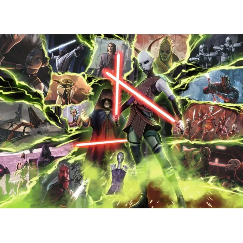 Ravensburger Puzzel - Star Wars Villainous: Asajj vr - 1000p | 4005556173419