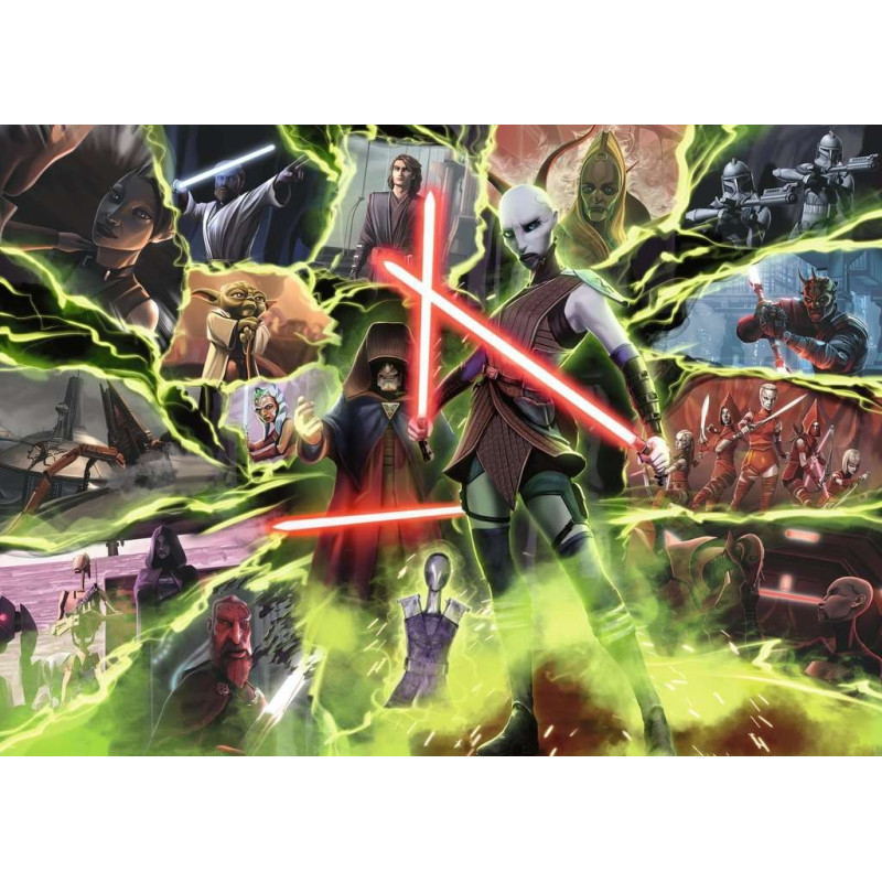 Ravensburger Puzzle - Star Wars Villainous: Asajj Fri - 1000p