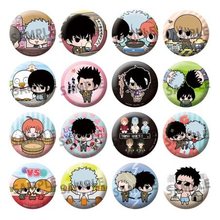 Gintama Enamel Pins Famous Scene Ver. 5 cm Assortment (16) | 4535123846250