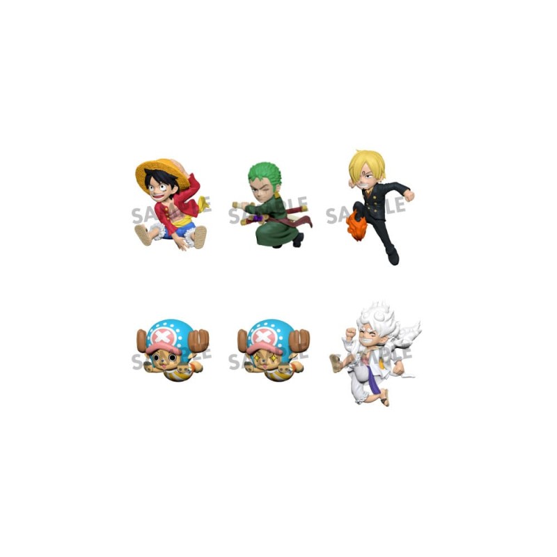 One Piece Tobimasu Trading Figure 5 cm Blind Box Assortment (6) | 4535123846571