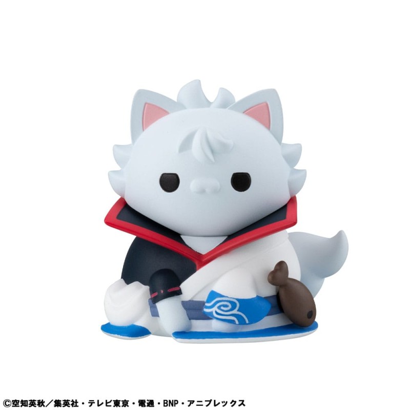 Gintama Mega Cat Project Nyantama Go Meow-Meow Edition! Trading Figures 3 cm Assortment (8) | 4535123846717