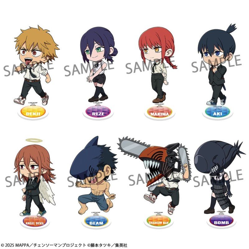 Chainsaw Man The Movie: Reze Arc TokoToko Acrylic Figure Blind Box Display 9 cm (8) | 4535123846892
