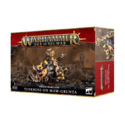 Warhammer Age of Sigmar - Orruk Warclans - Tuskboss On Maw-Grunta