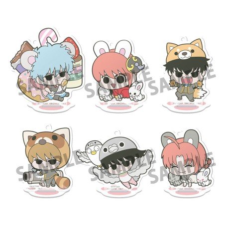 Gintama Acrylic Figure Prince Hata & Animal Paradise 6 cm Display (6) | 4535123846984