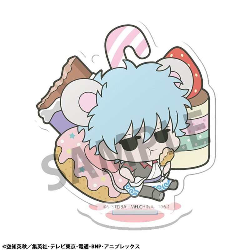 Gintama Acrylic Figure Prince Hata & Animal Paradise 6 cm Display (6) | 4535123846984