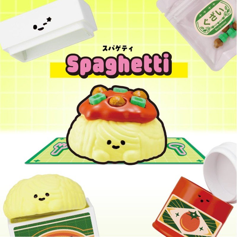 Recipeeez Mini Figure Menu 01 3 cm Assortment (4) | 4535123847158