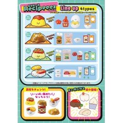 Recipeeez Mini Figure Menu 01 3 cm Assortment (4) | 4535123847158